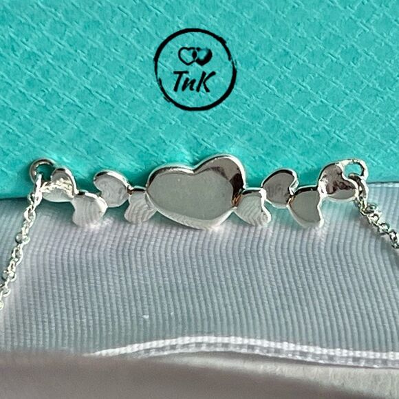 Tiffany's Paloma Picasso Modern Heart Pendant Necklace 529 Silver - 16” - 18” - Picture 15 of 15